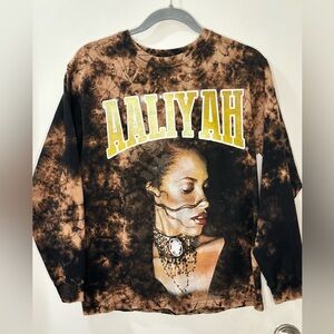 Aaliyah Tie Dye T-Shirt Official Men’s Women’s Size M Medium Urban Outfitters